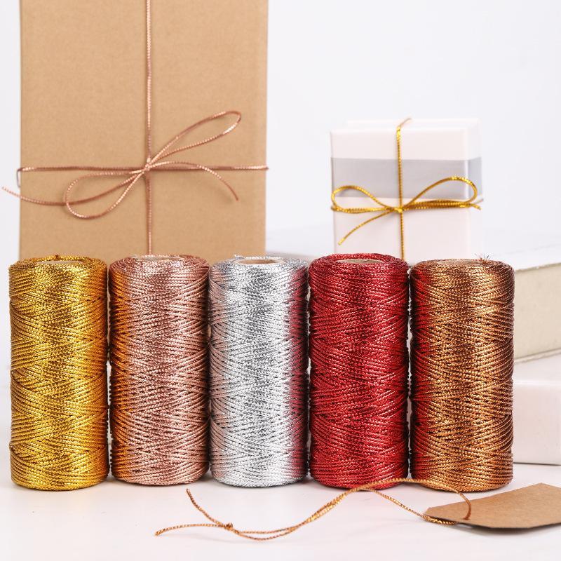 Sewing Thread In Textile - 1.5mm 100미터 컬러 마크라메 코드 로프