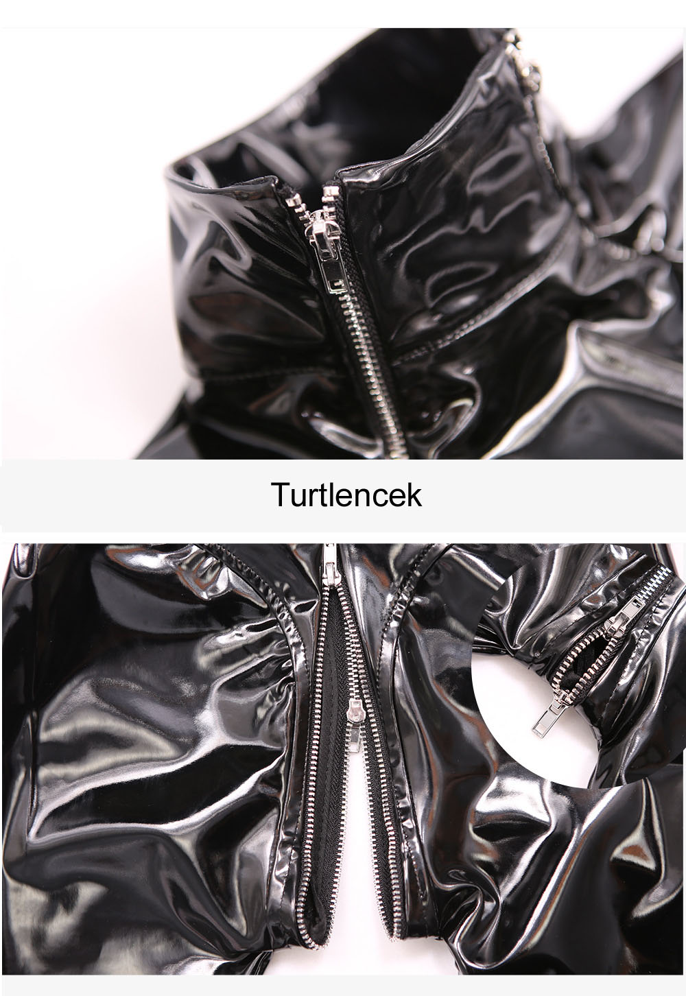 섹시한 여성용 PVC 샤이니 풀 바디수트, PU 인조  - Sewing Latex 리뷰 및 가격