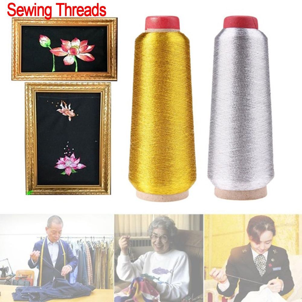 금/실버 자수 실, 컴퓨터 크로스 스티치 실, 섬유 금 - Sewing Thread In Textile 리뷰 및 가격