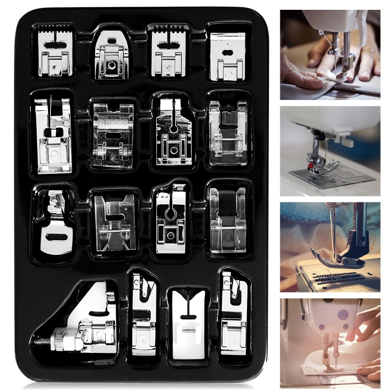 16개로 구성된 범용 재봉틀 압착 발 세트, 스냅온 어 - Textile Sewing Machine 리뷰 및 가격