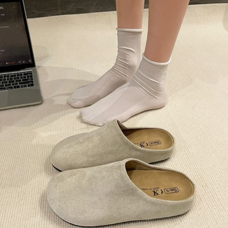 여성용 울트라 소프트 솔 두꺼운 바닥 슬립온 폐쇄형 토 - Sewing Latex 리뷰 및 가격